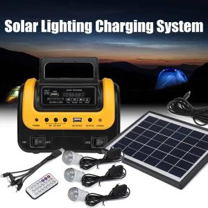 Portable Solar Generator for Camping and Emergencies