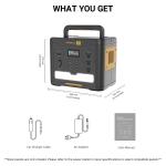 1500W Portable Solar Generator for Camping