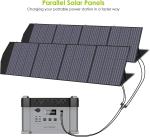 ALLPOWERS 200W Portable Solar Panel Kit for Camping