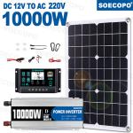 10,000W Power Inverter Solar Generator with 500W Panel