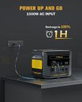 VTOMAN FlashSpeed 1500 Solar Generator with Extra Battery