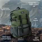 ZORALI 30L Waterproof Travel Backpack for Adventures