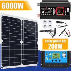 6000W Solar Panel Kit for Camping and Home
