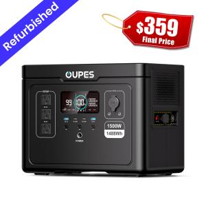 OUPES Exodus 1500 Portable Power Station for Camping