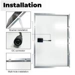 500W Solar Power Generator with Rack