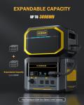 VTOMAN FlashSpeed 1500 Solar Generator with Extra Battery