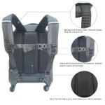 Water-resistant Rolling Laptop Backpack - 20 Inches