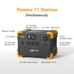 PECRON E600LFP Portable Solar Power Station 614Wh