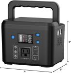 200W Portable Power Station with Flashlight