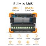 PECRON E600LFP Portable Solar Power Station 614Wh