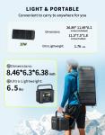 300W Portable Power Station with 20W Solar Panel