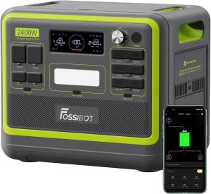 FOSSiBOT F2400 Portable Power Station with Solar Panel