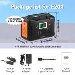 Flashfish 200W Portable Power Station for Camping