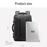 Expandable Travel Backpack with USB Charging Port