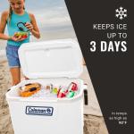 52 Quart Insulated Marine Cooler with Cup Holders