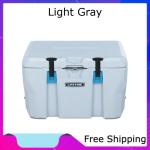 55 Qt High Performance Light Gray Cooler