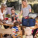 60-Can Leakproof Cooler Bag for Camping