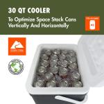 30 Quart Hard Cooler - Holds 42 Cans