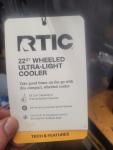RTIC 22 QT Ultra-Light Wheeled Ice Cooler