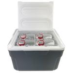 10 Quart Gray Hard Side Cooler for 14 Cans