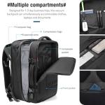 Expandable Travel Backpack with USB Charging Port