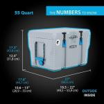 Lifetime 55 Qt Durable Hard Sided Cooler