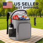 Portable Insulated Backpack Cooler for 33 Cans
