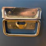 1970's COLEMAN Snow-Lite Blue Metal Cooler