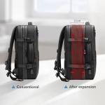 Expandable Travel Backpack with USB Charging Port
