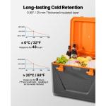 63 QT Portable Insulated Cooler for 90 Cans