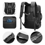 Expandable Travel Backpack with USB Charging Port