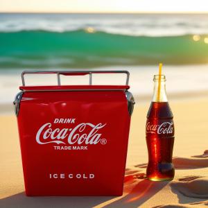 Coca-Cola 13L Metal Ice Chest Cooler