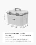 VEVOR 21 QT Portable Insulated Cooler with Handles