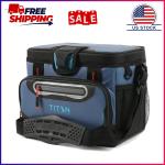 Titan 12 Can Zipperless Soft Cooler - Ocean Blue