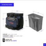 Titan Deep Freeze Zipperless Blue Cooler - 16 Can