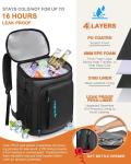 36-Can Insulated Waterproof Cooler Backpack