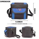 Soft-Sided Cooler Bag for 9 Cans and Ice