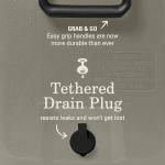 Coleman 120QT Hard Chest Cooler - Silver Ash