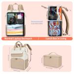 Khaki Beige Women's 15.6" Lunch Backpack