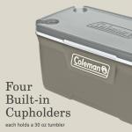 Coleman 120QT Hard Chest Cooler - Silver Ash