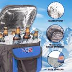 Soft-Sided Cooler Bag for 9 Cans and Ice