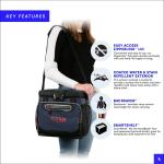 Titan Deep Freeze Zipperless Blue Cooler - 16 Can