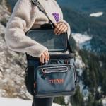 Titan Deep Freeze Zipperless Blue Cooler - 16 Can