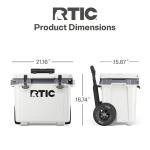 RTIC 22 QT Wheeled Portable Insulated Cooler
