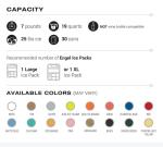 Engel 19qt Airtight Hard Sided Cooler Silver