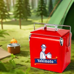 Yakimoto Vintage Portable 14Qt Camping Cooler