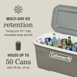 Coleman 70QT Hard Chest Cooler in Silver