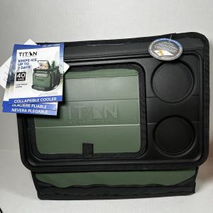 Titan Arctic Zone 40-Can Collapsible Cooler - Green