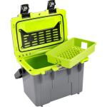 Pelican 14QT Cooler in Dark Gray/Green