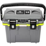 Pelican 14QT Cooler in Dark Gray/Green